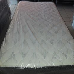 Plush twin size set $169.99 mattress and box spring only 