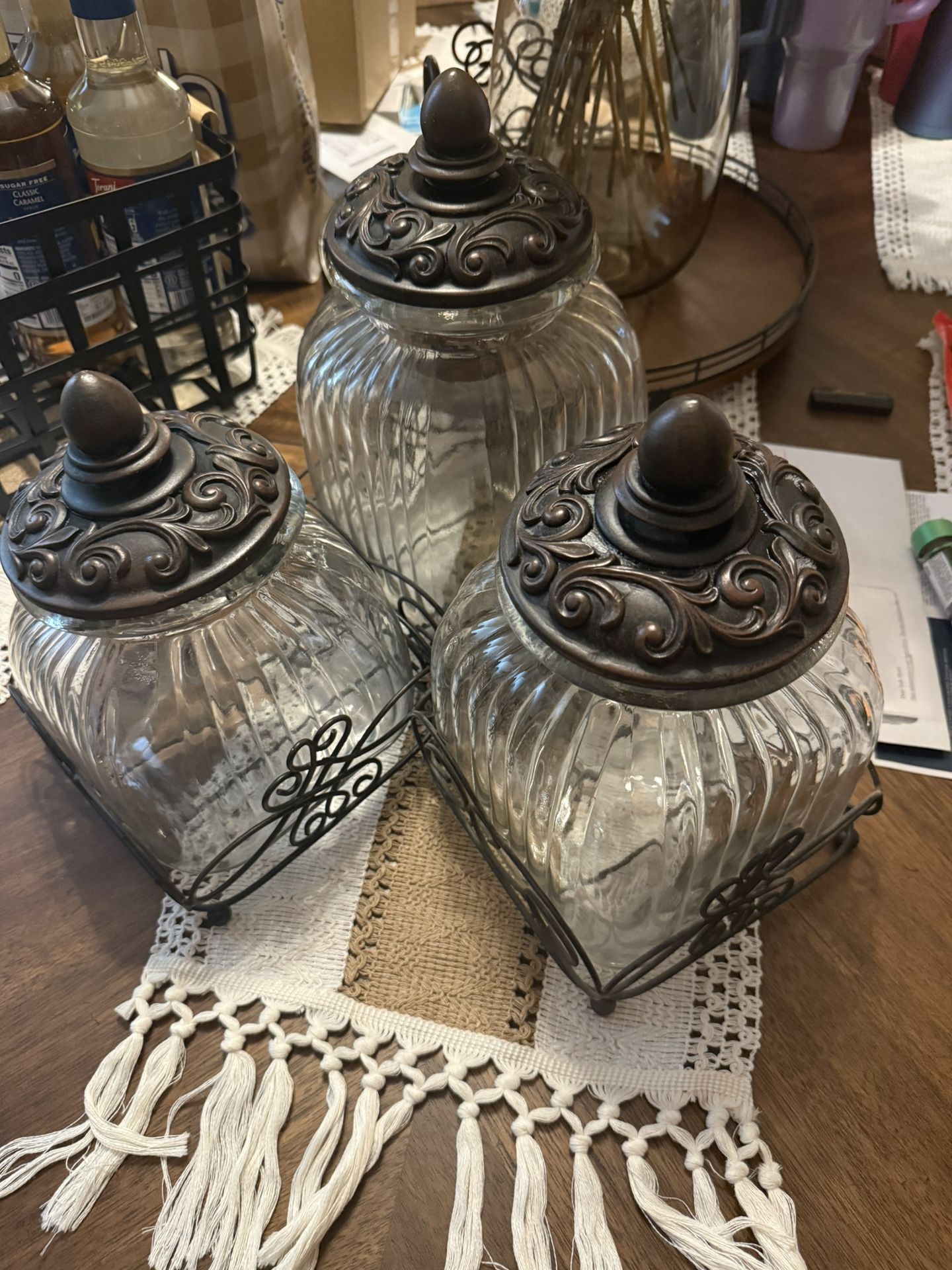 Storage Jars With Lids