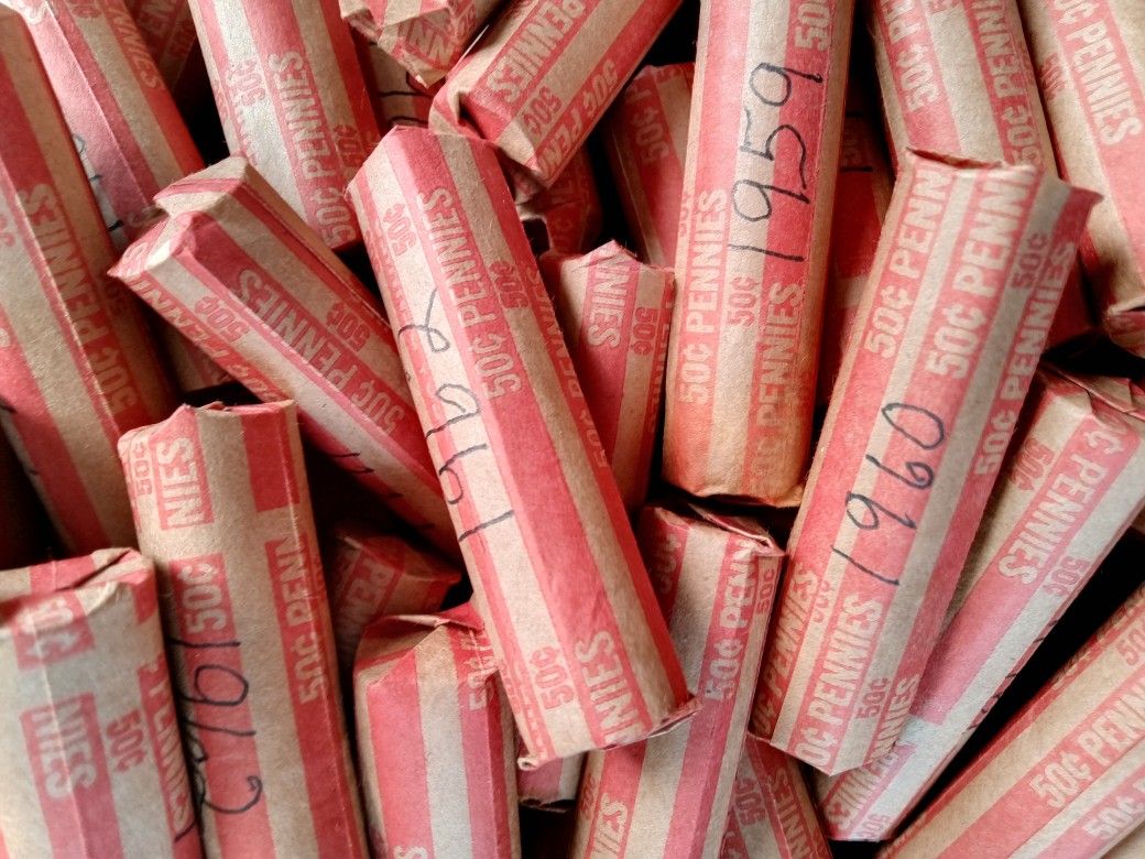 Rolls Of Pennies By Year