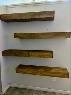 Floating shelves