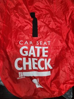 Car seat gate check bag