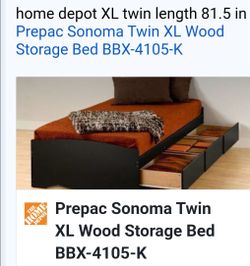Twin XL Bed
