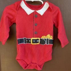 Christmas Long sleeve Baby Onesie 12 Months..