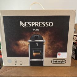 Nespresso Pixie Espresso Machine by De’Longhi – Like New w/ Box + Pods