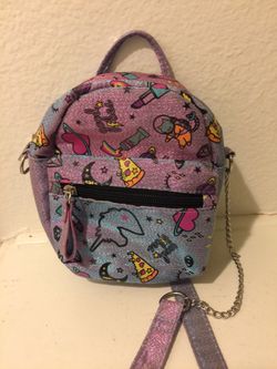Small CLAIRES Girls Crossbody Purse Backpack