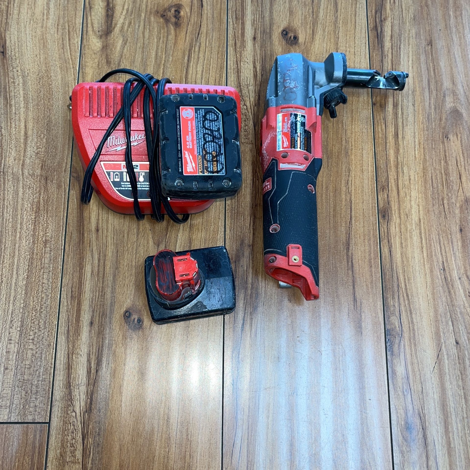 Milwaukee, 2476-20, With Two Batteries And Charger, In Used Condition