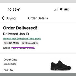 Nike air max 90 black