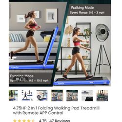 New in 📦2 In 1 treadmill & Walker Navy Blue‼️Nuevo Caminadora Y Corredora Azul‼️