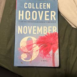November 9th By Colleen Hoover