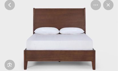LOW PRICE MOVING- WEST ELM FULL SIZE SOLID WOOD BED