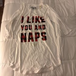 VS PINK I Like you And Naps Sleep Dress Tee M