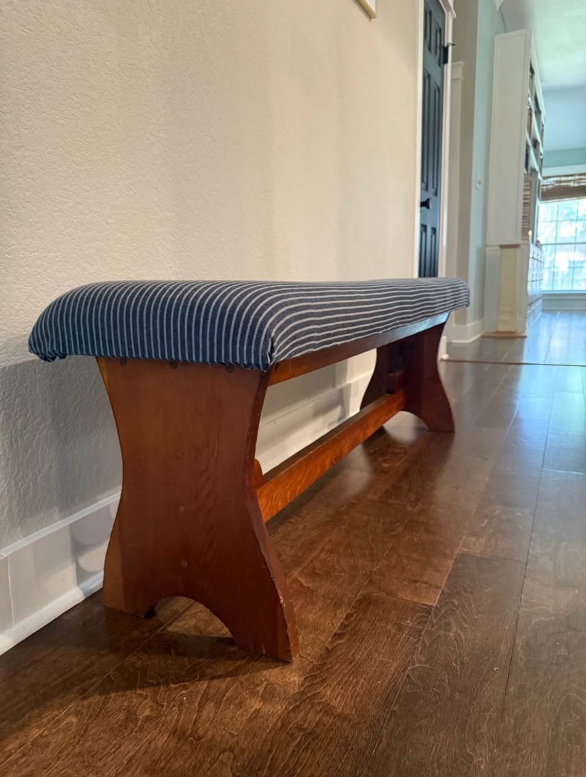 Solid Wood Upholstered Bench