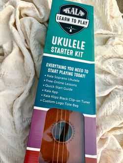 Kala Soprano Ukulele Starter Kit with Tuner & Tote