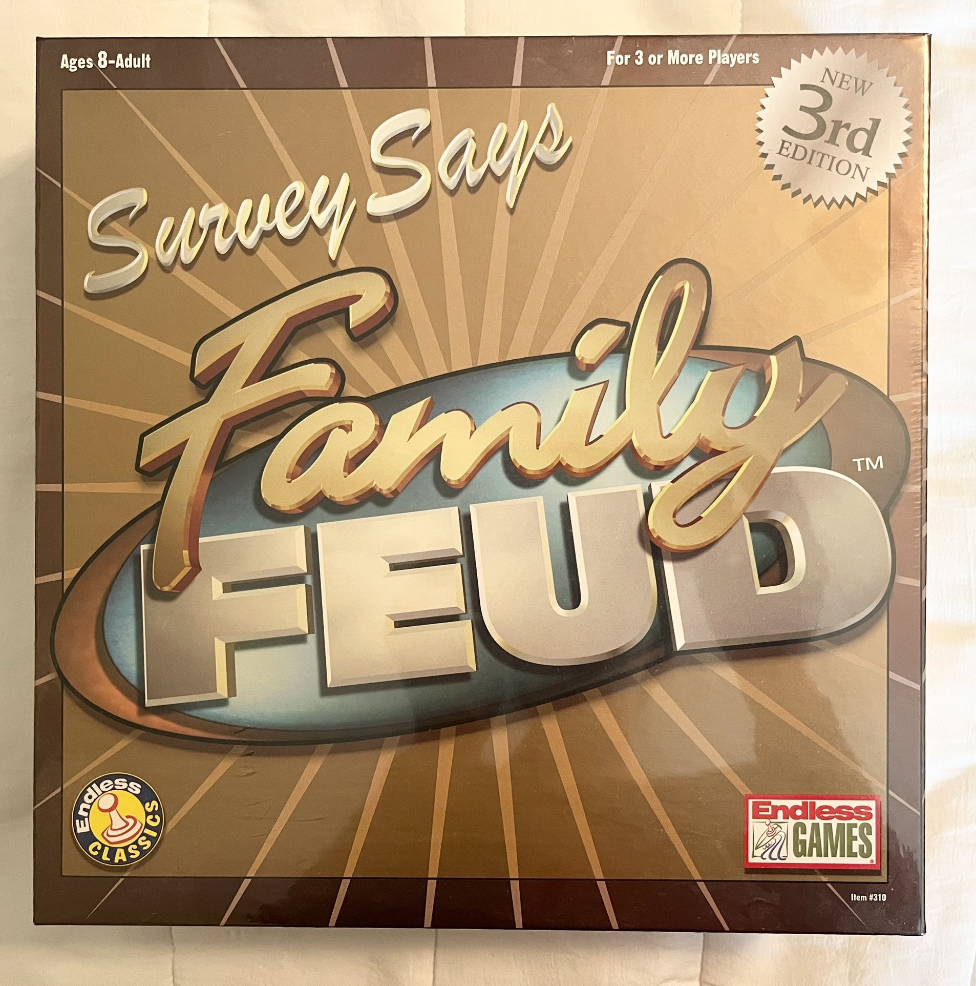 Survey Says Family Feud 3rd Edition Board Game - NEW & SEALED