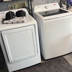 Large Capacity Washer And Gas Dryer Samsung