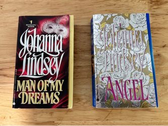 Johanna Lindsey Books - Man of My Dreams & Angel