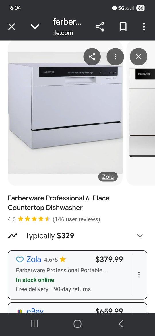 FARBERWARE countertop Dishwasher