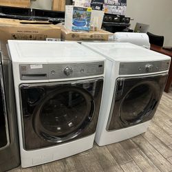 Kenmore elite MEGA largest capacity washer and dryer set electric with warranty