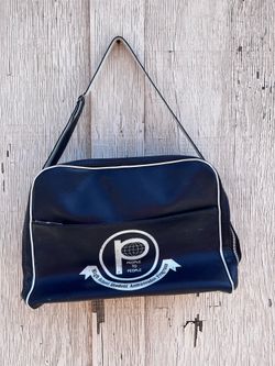 Vintage 1970s airline bag, Dwight D Eisenhower people the people