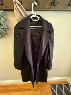 Black Men’s Overcoat / Peacoat Style Jacket 🖤🧥