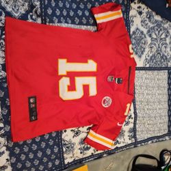 KC Kansas City Chiefs Patrick Mahomes Home Red Jersey All Stitched Large Used
