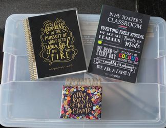 Set of 3 Spiral Notebooks with Inspirational Covers