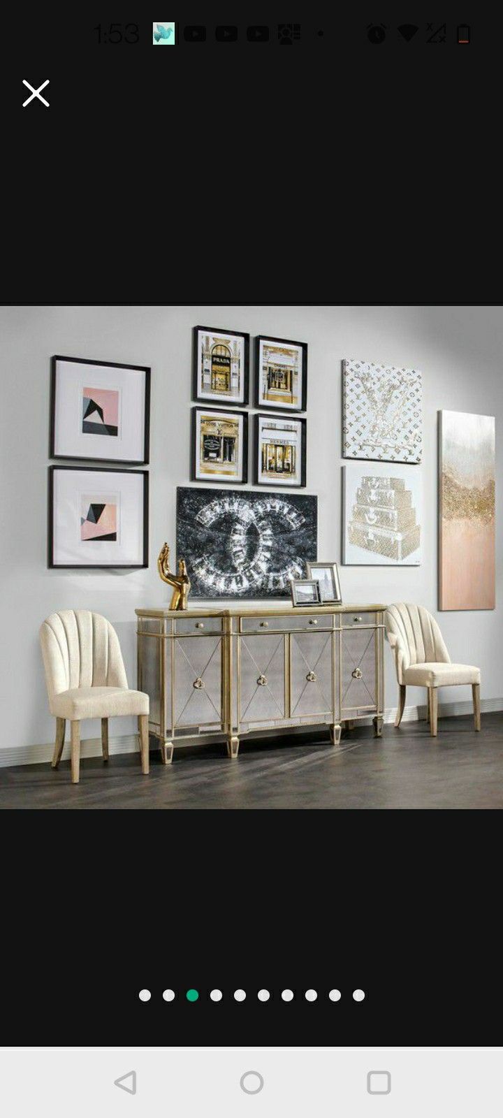 Z Gallerie Sideboard Buffet