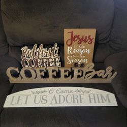 Xmas & Coffee Signs