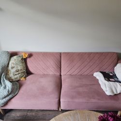 Pink Futon Sofa Bed for Sale