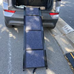 Dog ramp for car, 63” Long X  17” Wide. Folding, Non/Slip, Portable