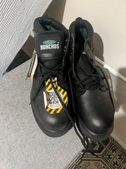 honchos poliyou steel toe work boots size 10w NEW