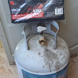 Propane Tank And New Grill Cover
