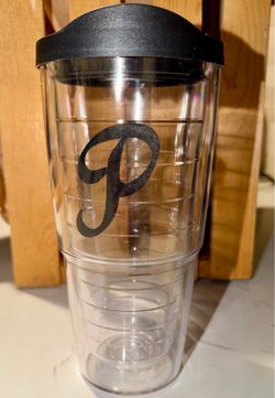 Tervis Tumbler with Letter P Monogram