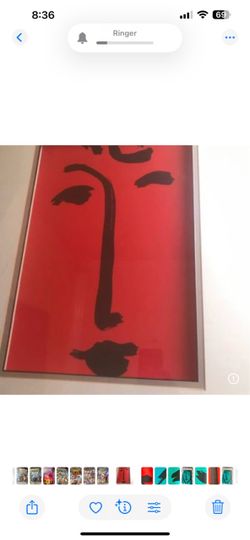 WILL DO CASH WITH TRADE /HENRI MATISSE ABSTRACT FACES ARTWORK