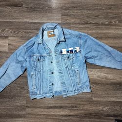 Levi’s Denim Jacket XL Vintage 90s Made in USA 70(contact info removed) Custom Patchwork