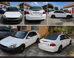 Honda Accord White Sedan
