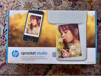 New in Box HP Sprocket Studio Digital Bluetooth Laser Instant Photo Printer