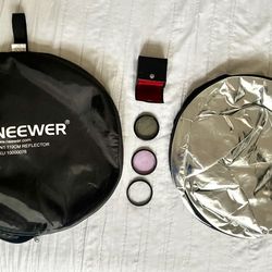 NEW Photography Nikon DSLR Reflector + 3 Filter Lens $40