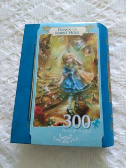 UNOPENED "Down the Rabbit Hole" - 300pc EZ Grip Jigsaw Puzzle