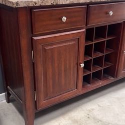 Bar Hutch Cabinet 