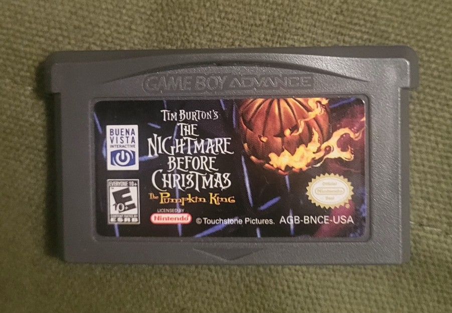 GBA The nightmare before Christmas, pumpkin King