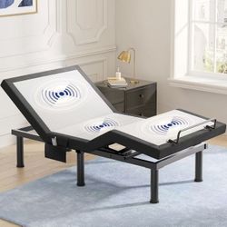 Adjustable Bed Frame Twin XL Size with Remote & Massage - Syncable Electric Beds Bases