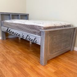 Twin Bed w/ Mattress 