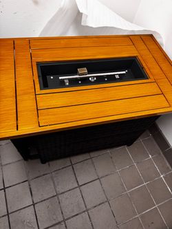 Outdoor Propane Fire Pit Table