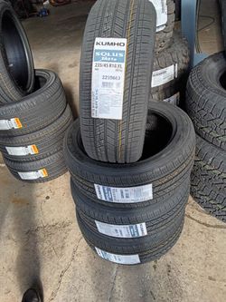 245/60R18 KUMHO NEW tires and for 4 llantas nuevas instaladas y balanceadas open day 7