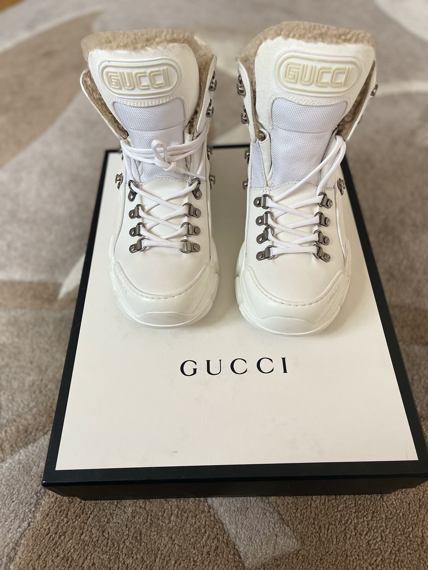 Gucci Flashtek Leather Sneakers/hiking Boots