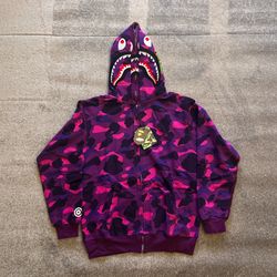 Bape Shark Zip Up Hoodie M