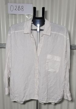 Blu Pepper Striped Button-Up Shirt, size M (0288)