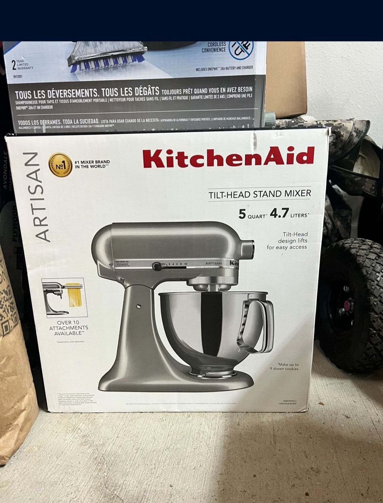 KitchenAid Artisan Series 5 Quart Tilt-Head Stand Mixer $400 Location: Grand Prairie Se Habla Español