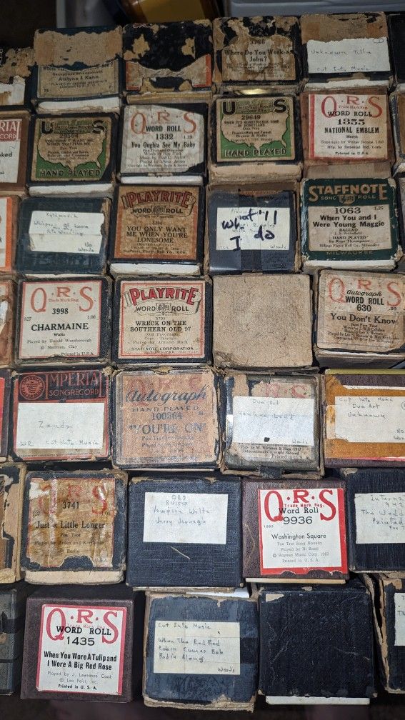 Early 1900s Piano Rolls
